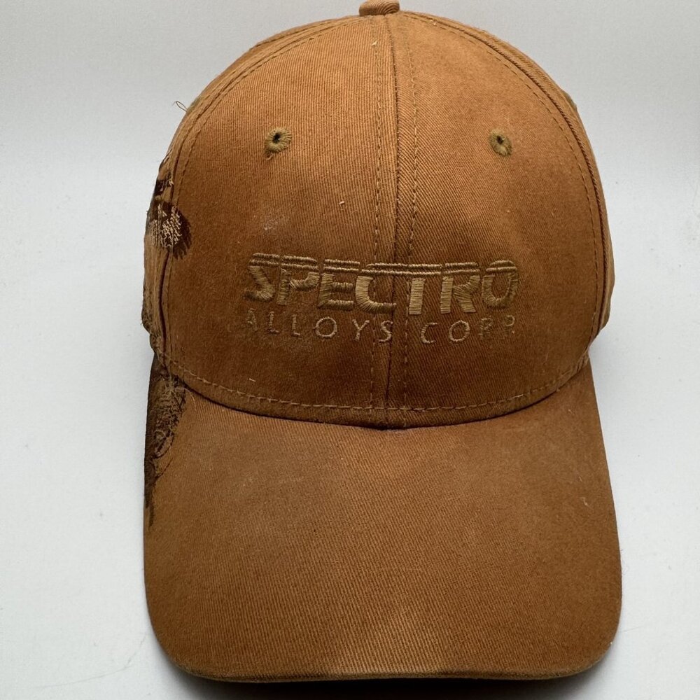 DRI-DUCK Wildlife Series Spectro Alloys Corp Baseball Cap Hat Brown Cotton